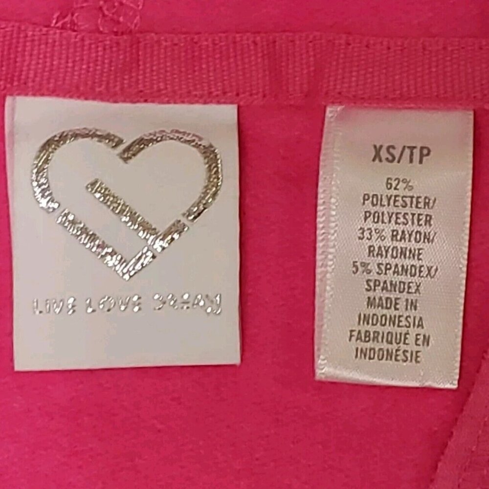 Aeropostale Live Love Dream Sweatshirt Womens Size XS Pink Hoodie Athleisure Y2K - Picture 2 of 14